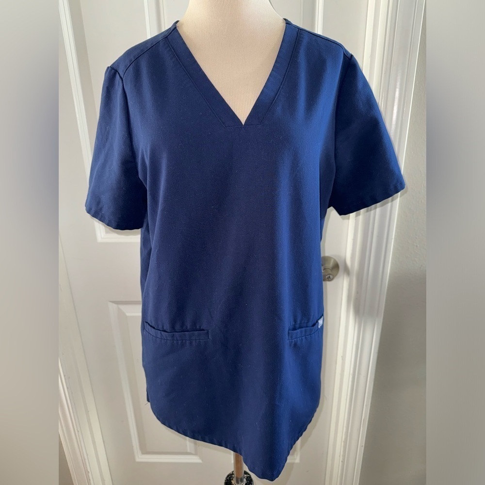 FIGS Navy Blue Short Sleeve Top Size medium
